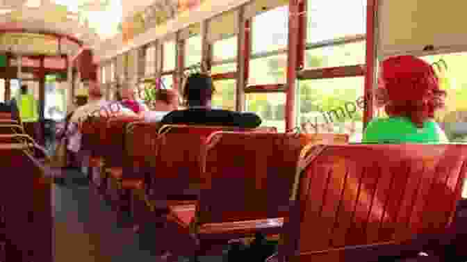 A Group Of Tourists Take A Ride On A Streetcar. A Streetcar Diary: Images Of New Orleans Streetcars In The Year Before COVID 19