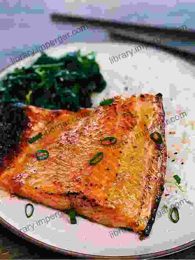 A Perfectly Grilled Miso Glazed Salmon Fillet, Garnished With Fresh Scallions And Sesame Seeds, Drizzled With A Glossy Miso Glaze. Gluten Free Cocktail Recipes: 21 Recipes From Classics To New Fun Twists