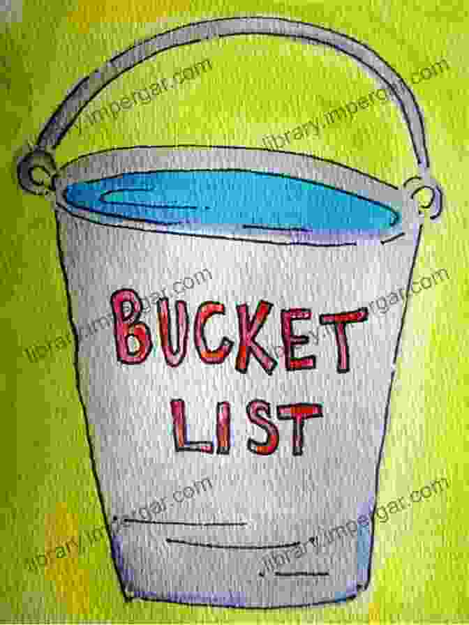 A Person Holds A Copy Of 'Bucket List Artwork First Edition' In Their Hands BUCKET LIST ARTWORK: FIRST EDITION