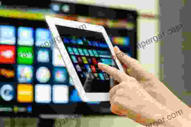 A Person Using A Tablet To Access Streaming Content, With A Variety Of Apps And Shows Displayed On The Screen. Red: Peter Ibbotson: British Broadcasting In The 21st Century