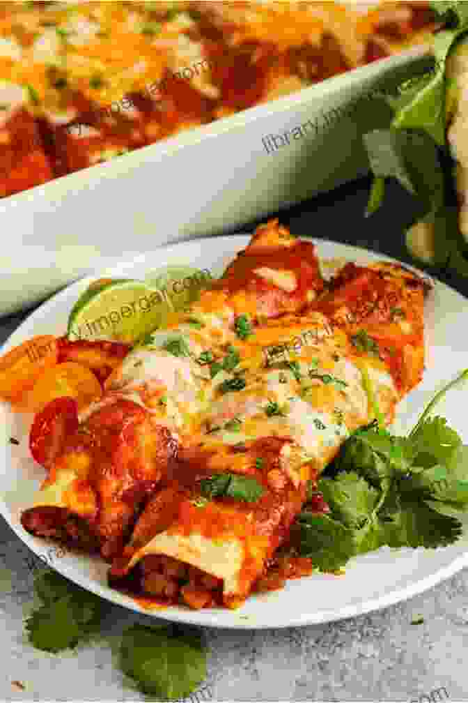 A Plate Of Vegetarian Enchiladas Topped With Cheese And Salsa Easy Quick Meals For Two Vegetarian: 80 Perfectly Portioned Recipes For Healthy Eating