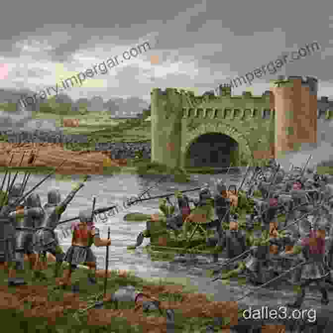 A Sweeping Battle Scene, With Soldiers Clashing In The Foreground The Emperor C Est Moi