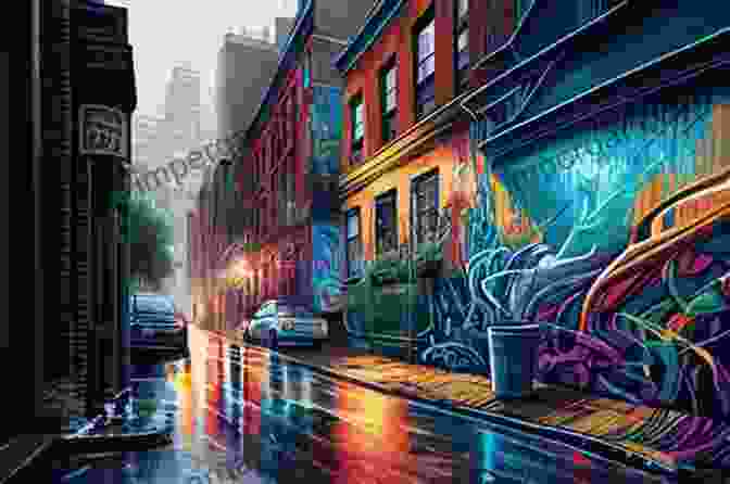 A Vibrant Street Art Mural Depicting A Bustling Urban Scene Word On The Street: Debunking The Myth Of A Pure Standard English