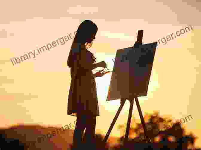 An Artist Sits At An Easel In Front Of A Stunning Sunset Vista, Painting Vibrant Colors Onto A Canvas BUCKET LIST ARTWORK: FIRST EDITION