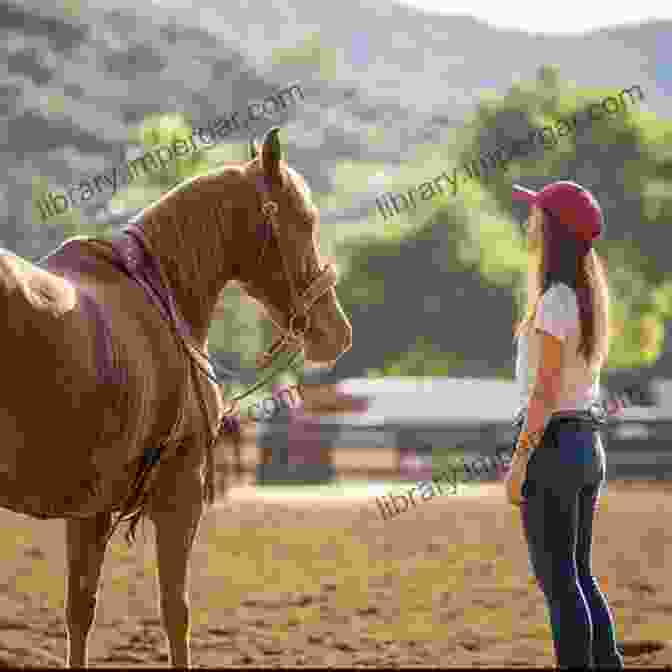 An Image Of A Person Interacting With A Horse, Showcasing Horse Psychology The Basics Of Western Riding