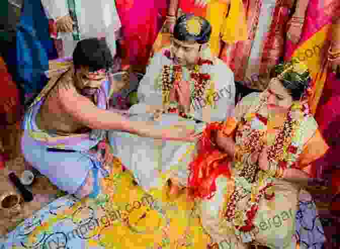 Bride And Groom Performing Traditional Indian Wedding Rituals INDIAN DESTINATION WEDDINGS