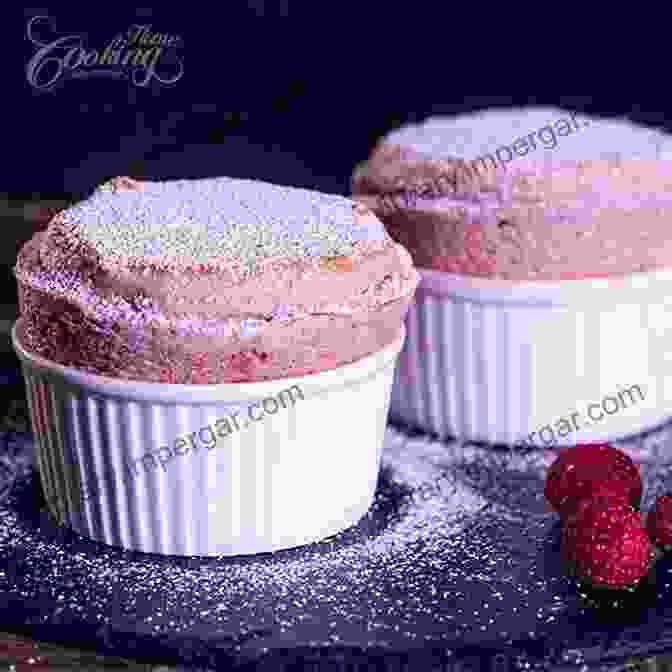 Chocolate Souffle With Raspberry Coulis A Heavenly Delight With A Fluffy Texture And Rich Chocolate Flavor Georgian Era Menu: 30 Delicious Recipes Served At The Ball