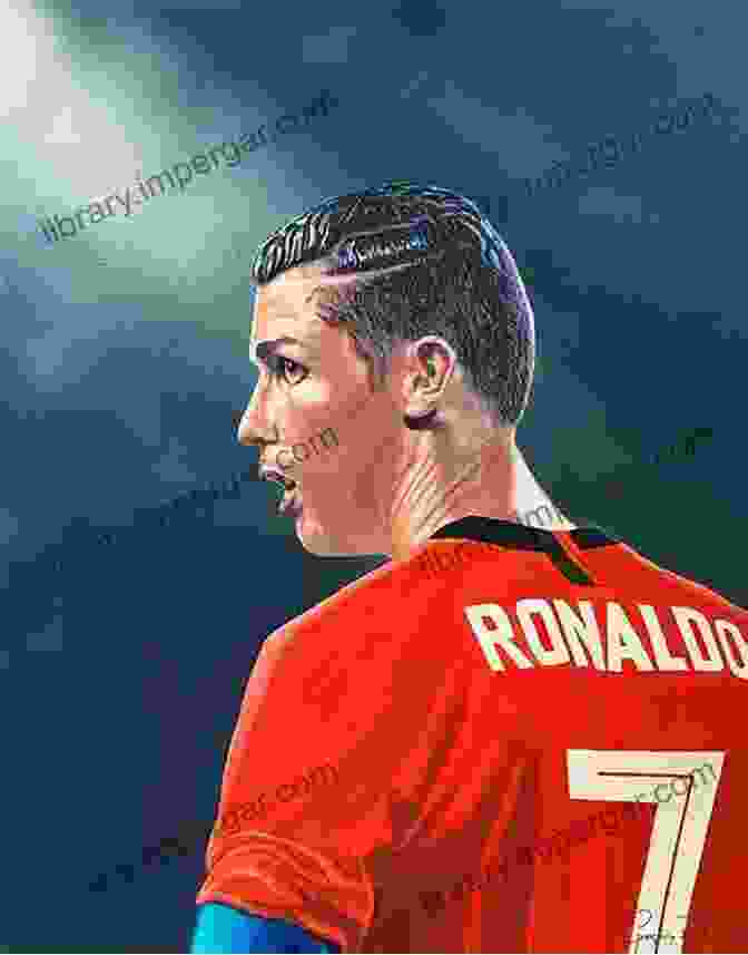 Cristiano Ronaldo's Painting Of A Soccer Player Scoring A Goal D10S ART THERAPY: Il Colore Del Calcio