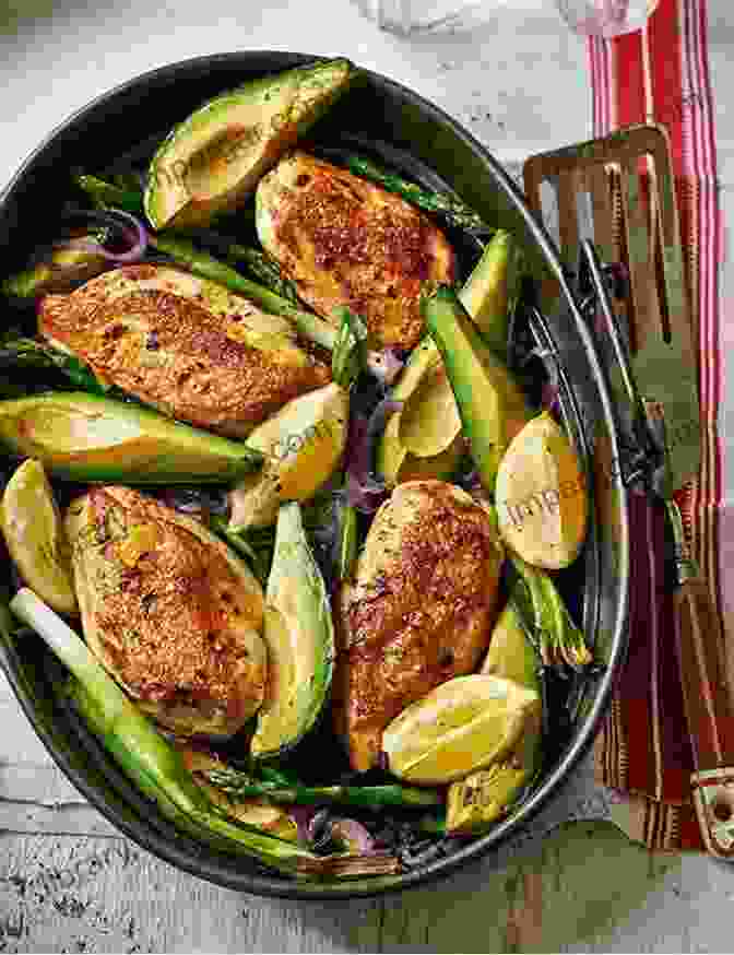 Mouthwatering Ketogenic Dish Of Roasted Chicken With Avocado And Asparagus Sweet Savory Fat Bombs: Tasty Therapy For Weight Loss Paleo Ketogenic And Low Carb Diets