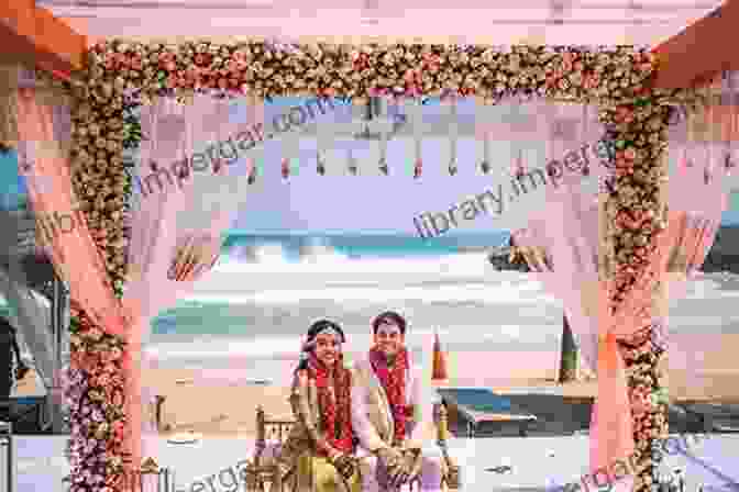 Stunning Indian Destination Wedding Venue With A Traditional Mandap Set Up On A Beach INDIAN DESTINATION WEDDINGS