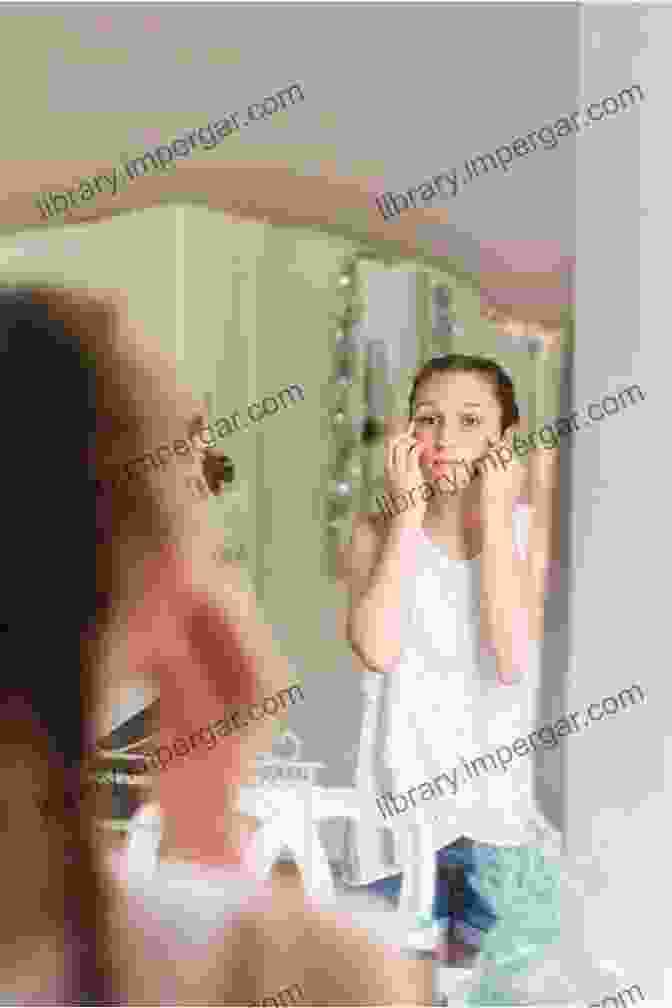 Teenage Girl Looking In Mirror With Body Acne The Adolescent Journey