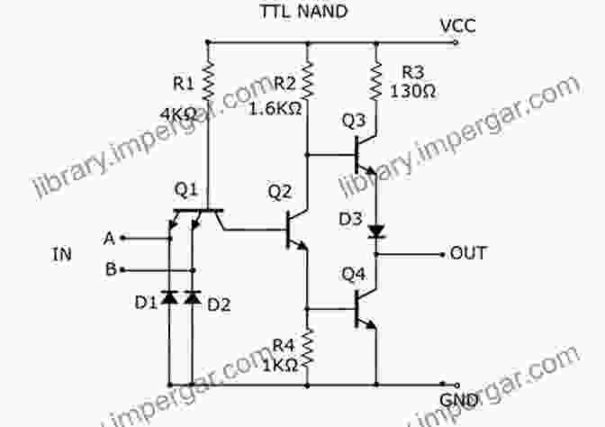 TTL NAND Gate Schematic NAND A UNIVERSAL GATE BUILD LOGIC GATES USING CMOS AND TTL NAND GATES STUDY AND VERIFY FOR POSITIVE LOGIC: Build On The Breadboard