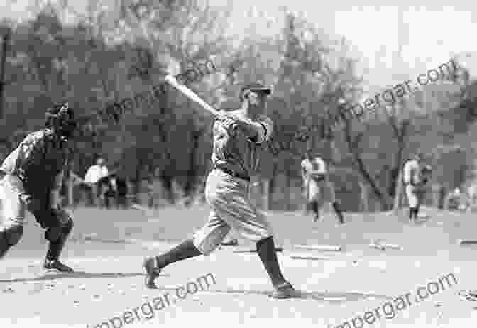 Ty Cobb Batting With Fierce Determination Ty Cobb Baseball And American Manhood: A Red Blooded Sport For Red Blooded Men