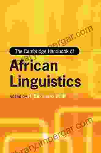 The Cambridge Handbook Of African Linguistics (Cambridge Handbooks In Language And Linguistics)